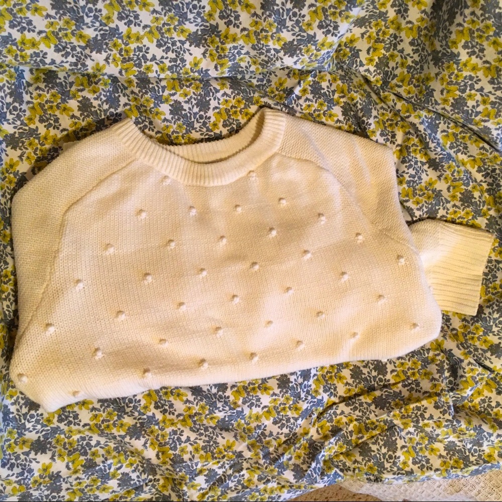 Cream Bobble Sweater